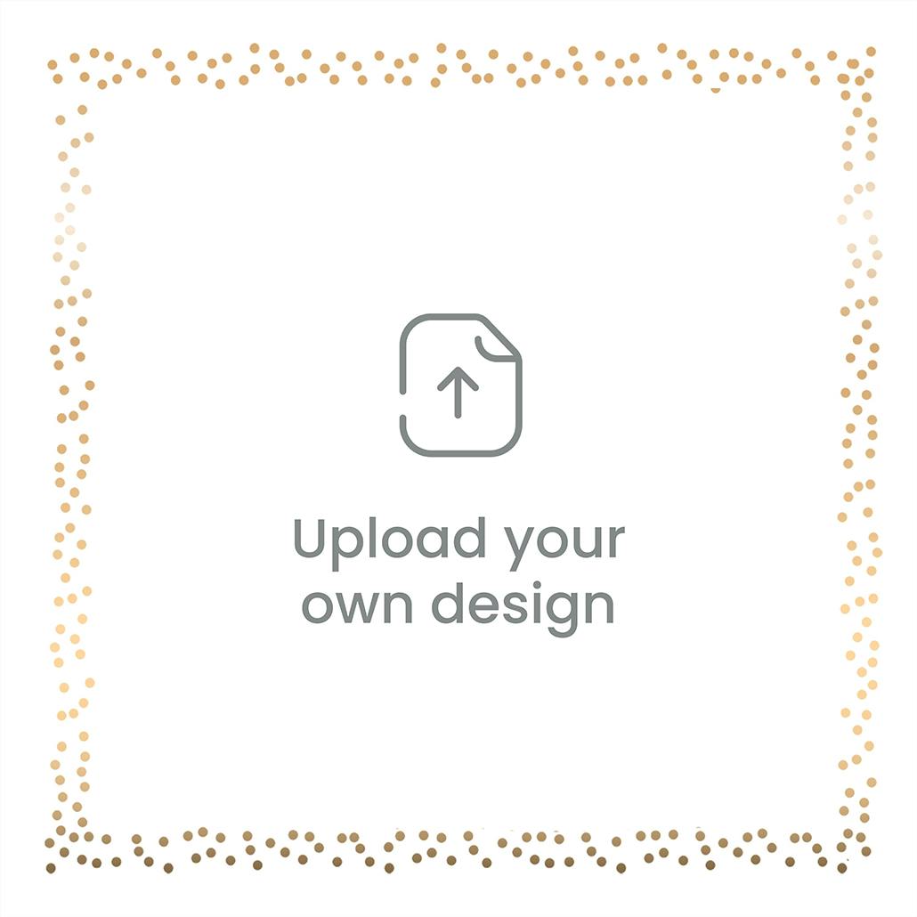 Dotted frame - square - greeting card